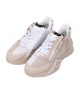 Fendi Flow Sneakers nude și albi cu detalii premium