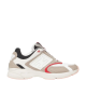 Fendi Flow Sneakers crem și albi cu accente roșii