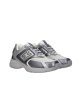 Fendi Flow Sneakers gri metalizat și alb