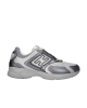 Fendi Flow Sneakers gri metalizat și alb