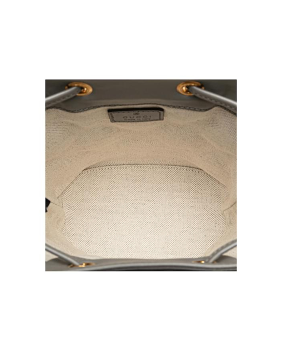 Gucci GG Matelassé Bucket Bag Grey