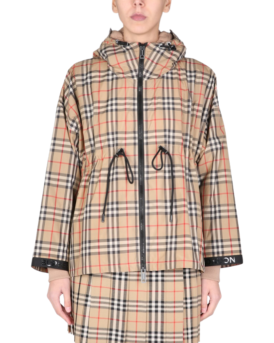Burberry Jachetă cu glugă Vintage Check