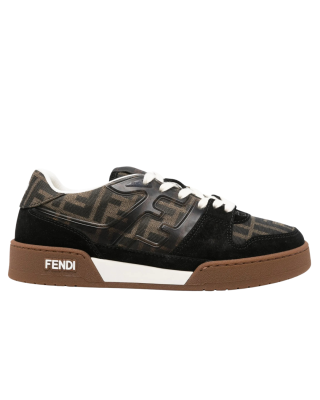 Fendi Sneakers Match – Suede & Jacquard FF Barbati