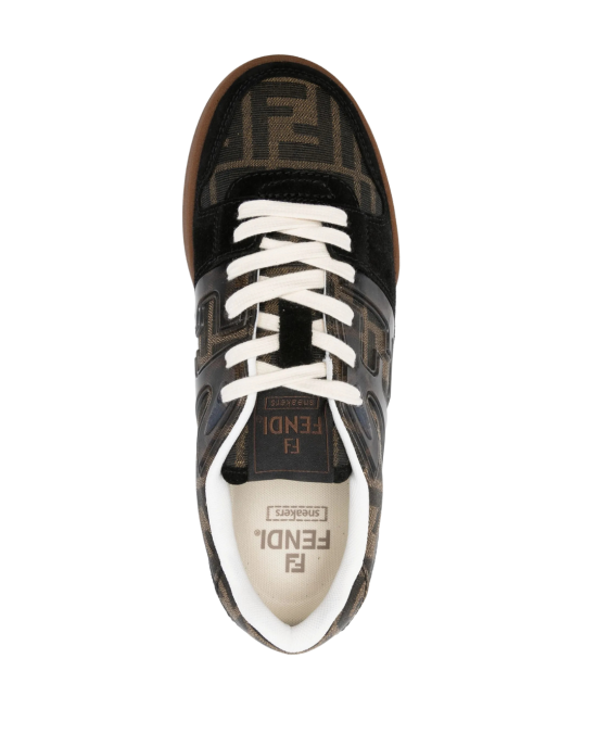 Fendi Sneakers Match – Suede & Jacquard FF Barbati