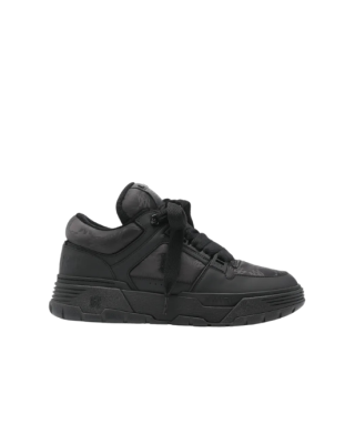 AMIRI Sneakers negri monocrom din piele cu talpă masivă