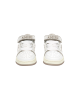 AMIRI Sneakers albi din piele cu velcro și talpă stratificată