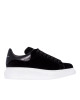 Alexander McQueen sneakers  Oversized din Catifea Neagră