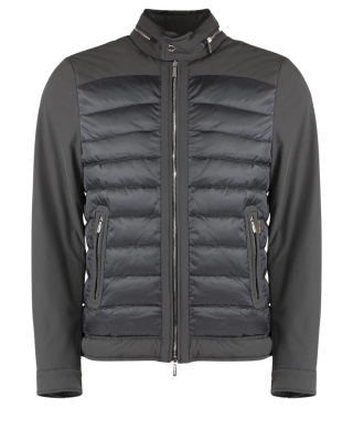 MooRER GILLES KNS Jacket Nero Nero Piele Premium