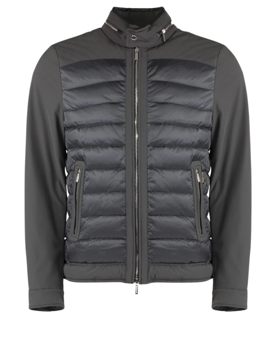 MooRER GILLES KNS Jacket Nero Nero Piele Premium