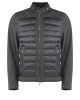 MooRER GILLES KNS Jacket Nero Nero Piele Premium