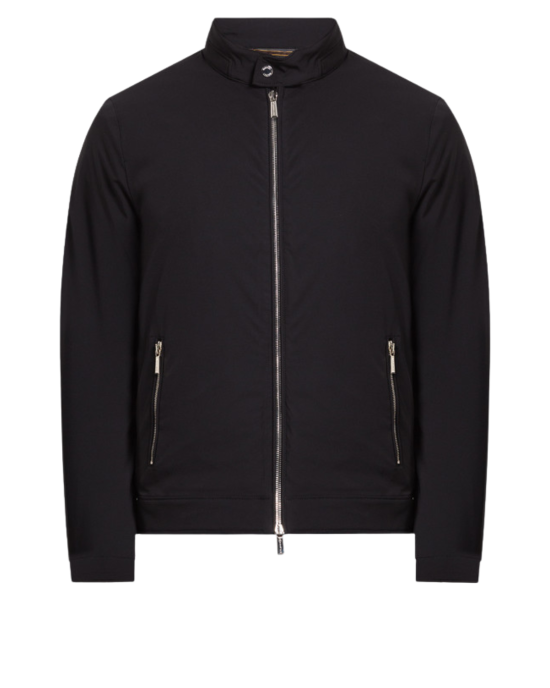 Jachetă MooRER VANGIKN Black Premium Italian Outerwear