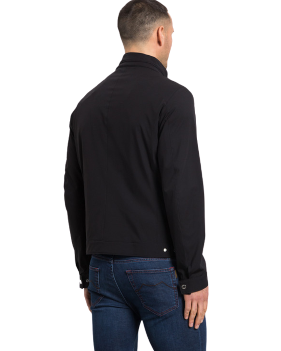 Jachetă MooRER VANGIKN Black Premium Italian Outerwear