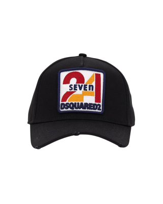 Dsquared2 7 Seven Baseball Cap Black