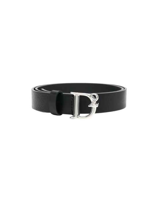 DSQUARED2 Curea Logo detaliată din piele 