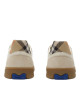 Burberry Terrace  Pantofi sport bej și gri din piele și piele întoarsă