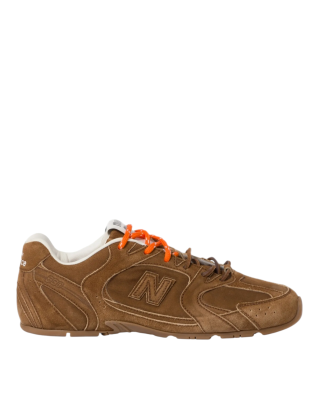 Miu Miu x New Balance – Sneakers 530 SL maro cu detalii portocalii