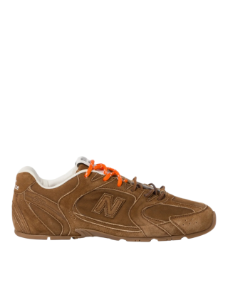 Miu Miu x New Balance – Sneakers 530 SL maro cu detalii portocalii