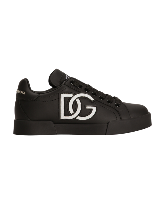 Dolce & Gabbana Sneakers Portofino din piele naturală cu logo alb