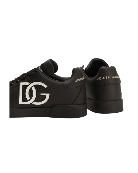 Dolce & Gabbana Sneakers Portofino din piele naturală cu logo alb
