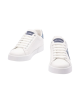 Dolce & Gabbana Sneakers din piele cu logo DG din denim – Alb