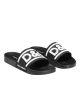 Dolce & Gabbana Papuci negri cu logo D&G