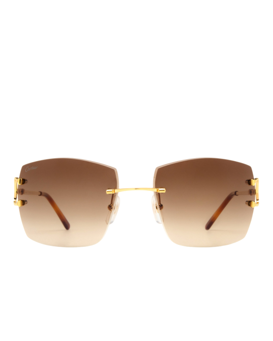 Cartier C Décor Ochelari de Soare Rimless