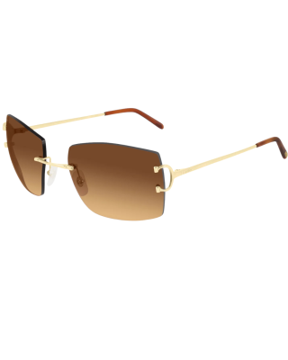 Cartier C Décor Ochelari de Soare Rimless