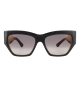 Cartier Ochelari de Soare Cat-Eye Negri din Acetat cu Lentile Gri