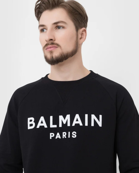 Balmain Hanorac cu logo Negru
