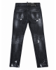 Dsquared2 – Blugi negri Cool Girl cu efect prespălat  *