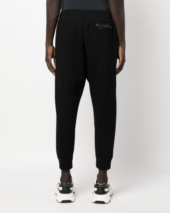 Dsquared2 Pantaloni Sport Bumbac Negri