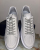 Louis Vuitton Sneakers din piele albă plisată