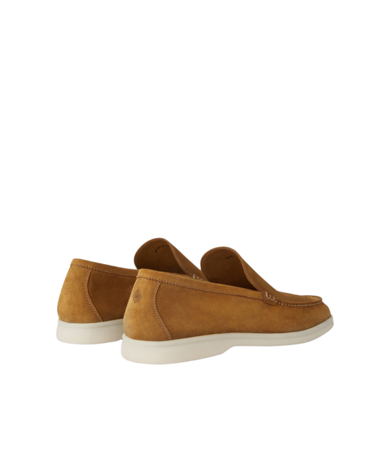 Loro Piana Summer Walk loafers din suede maro