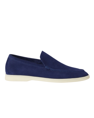 Loro Piana Summer Walk Loafers din Piele Întoarsă