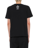 Balmain Tricou Negru Emblema Colegiu