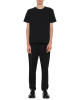 Balmain Tricou Negru Emblema Colegiu