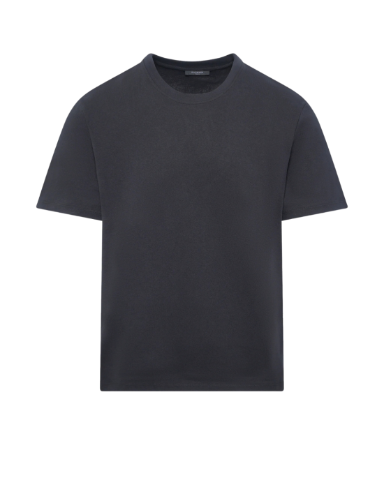 Balmain Tricou Negru Emblema Colegiu
