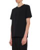 Balmain Tricou Negru Emblema Colegiu