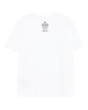 Balmain Tricou Alb Emblema Colegiu