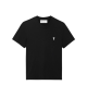 AMI Paris Tricou negru cu logo Ami de Coeur