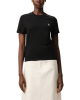 AMI Paris Tricou negru cu logo Ami de Coeur