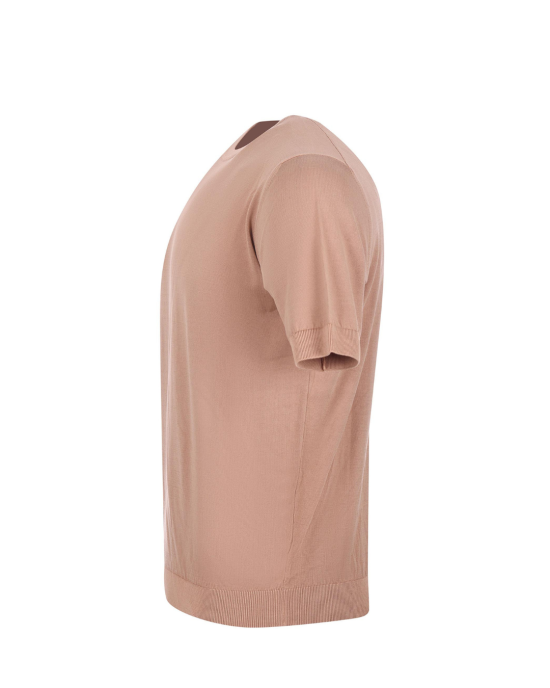 Filippo De Laurentiis Tricou camel din bumbac