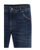 Dolce & Gabbana Jeans din denim albastru cu logo plaque
