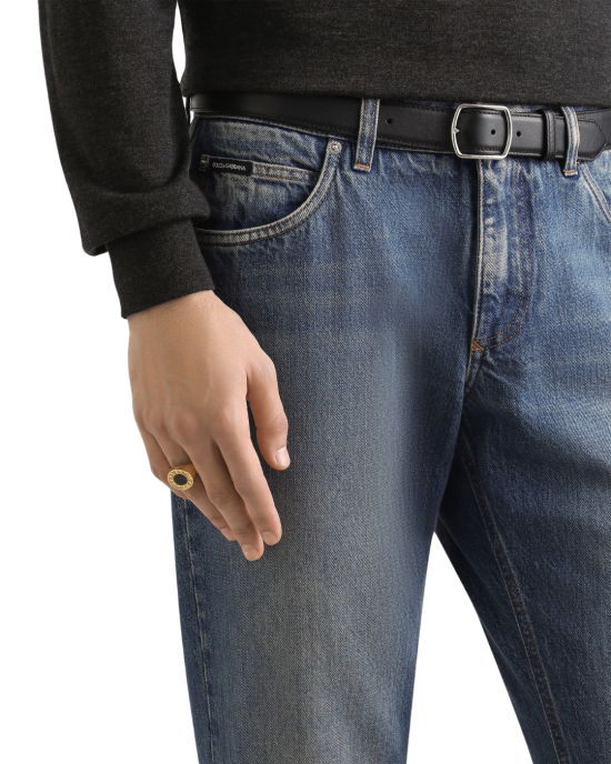 Dolce & Gabbana Jeans Regular din bumbac
