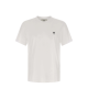 AMI Paris Tricou negru cu logo Ami de Coeur brodat