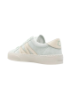 Moncler Monaco Sneakers din piele întoarsă verde mentă