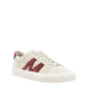 Moncler sneakers Monaco 2 gri deschis din piele întoarsă