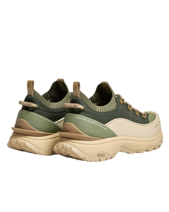 Moncler Trailgrip Lite 3 sneakers olive green cu talpă Vibram