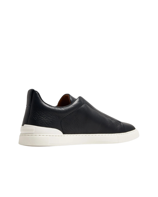 ZEGNA Triple Stitch™ Sneakers din piele bleumarin