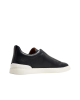 ZEGNA Triple Stitch™ Sneakers din piele bleumarin